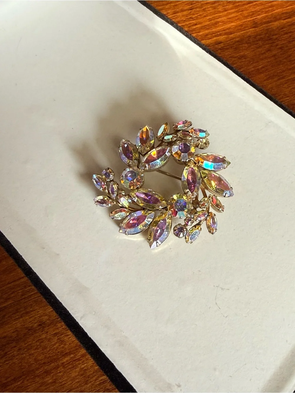 Sherman Rhinestone Brooch - Picture 6 of 7